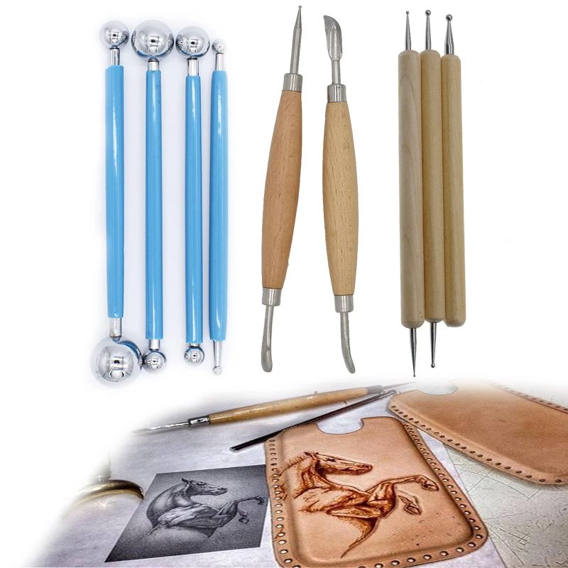 Leather Work In Art - Leather Caving Tool Point Stylus Splicing