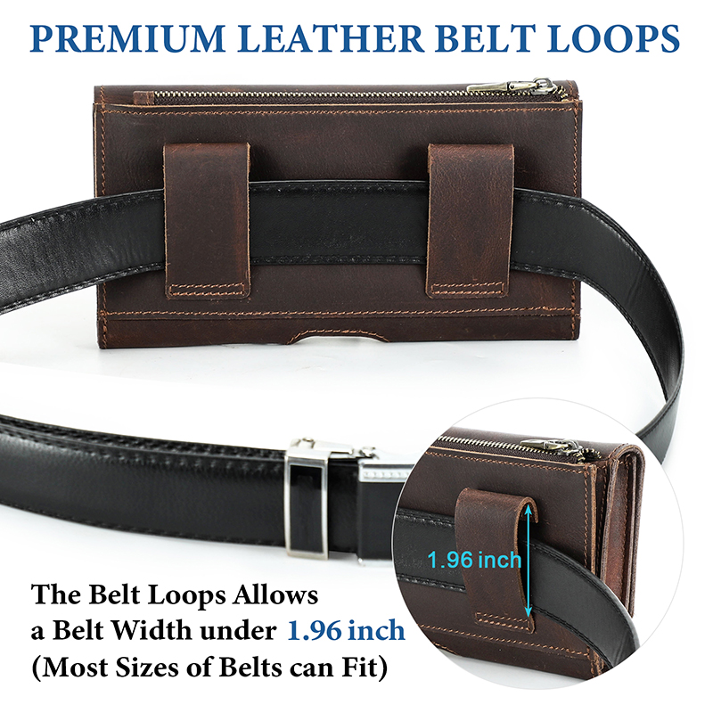 Cowhide Leather Waist Bag Phon - огляд і ціна Leatherwork Fasteners