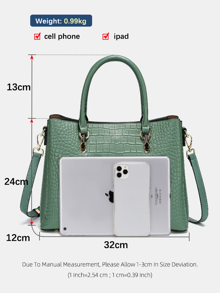 Zency Women's Genuine Leather  - огляд і ціна Leather Work Handbag