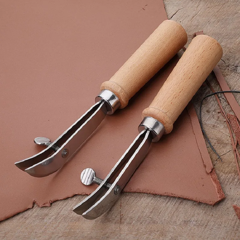 DIY Adjustable Leather Edge Cr - огляд і ціна Groover Stitching Tool