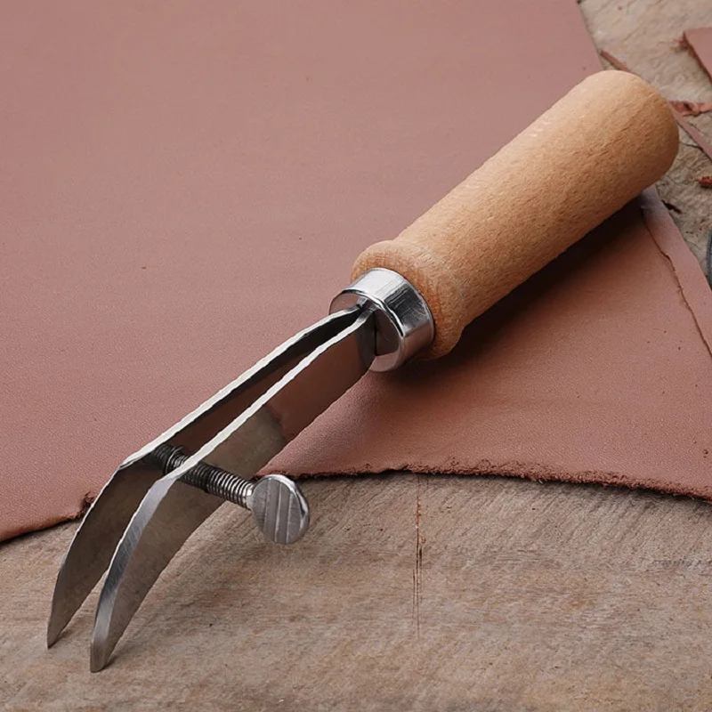 DIY Adjustable Leather Edge Cr - огляд і ціна Groover Stitching Tool
