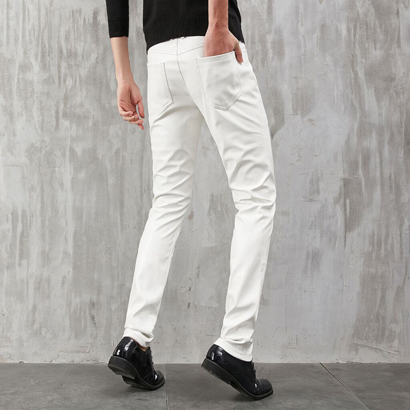 Men's Leather Pants Skinny Fit - огляд і ціна Leather Work Pants