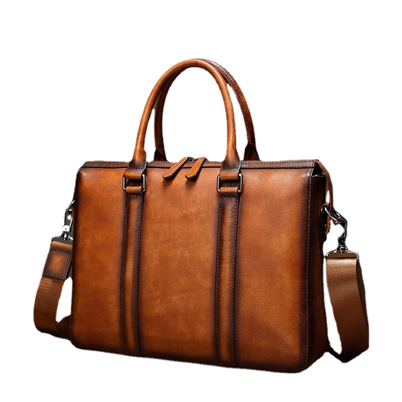 YETTIES Business Top Grain Lea - огляд і ціна Leather Work Handbag
