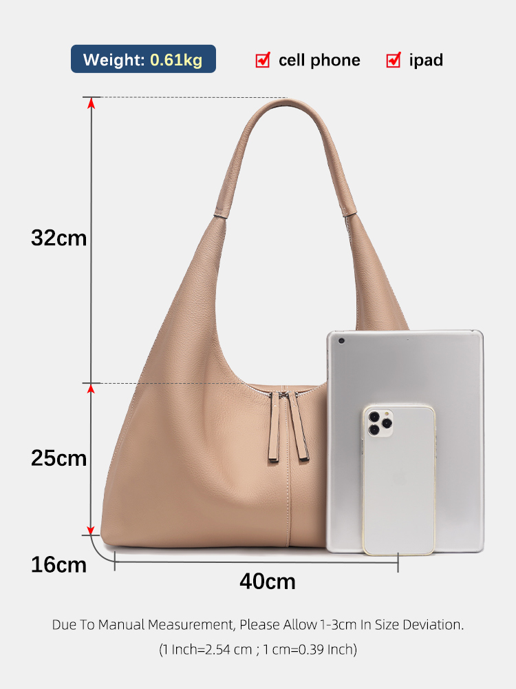 Zency Large Capacity Tote Bag  - огляд і ціна Leather Work Handbag