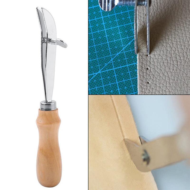 *Adjustable Leather Edge Groov - огляд і ціна Groover Stitching Tool