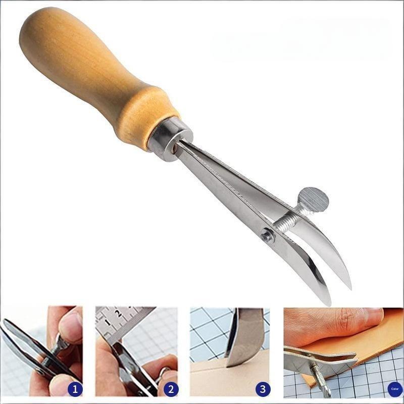 *Adjustable Leather Edge Groov - огляд і ціна Groover Stitching Tool
