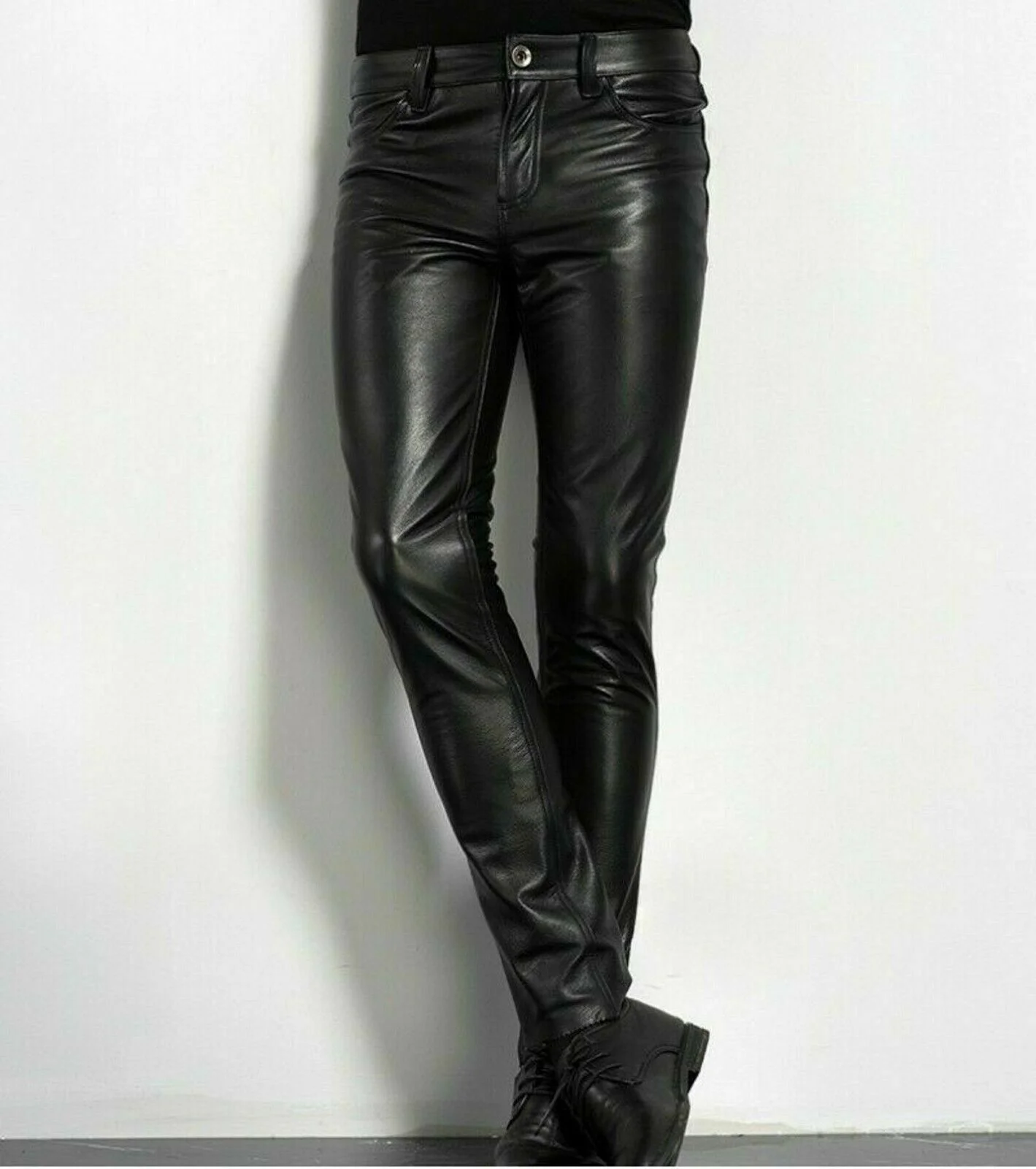 Choice PU Leather Pants Men's  - огляд і ціна Leather Work Pants
