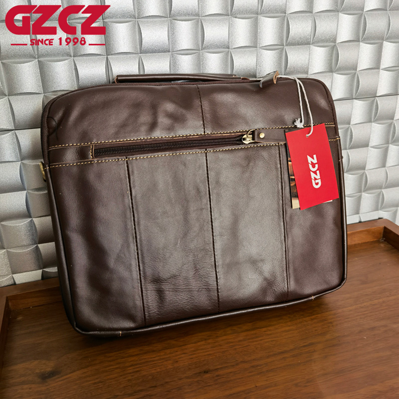 GZCZ Men's Handbag Leisure Bus - огляд і ціна Leather Work Handbag