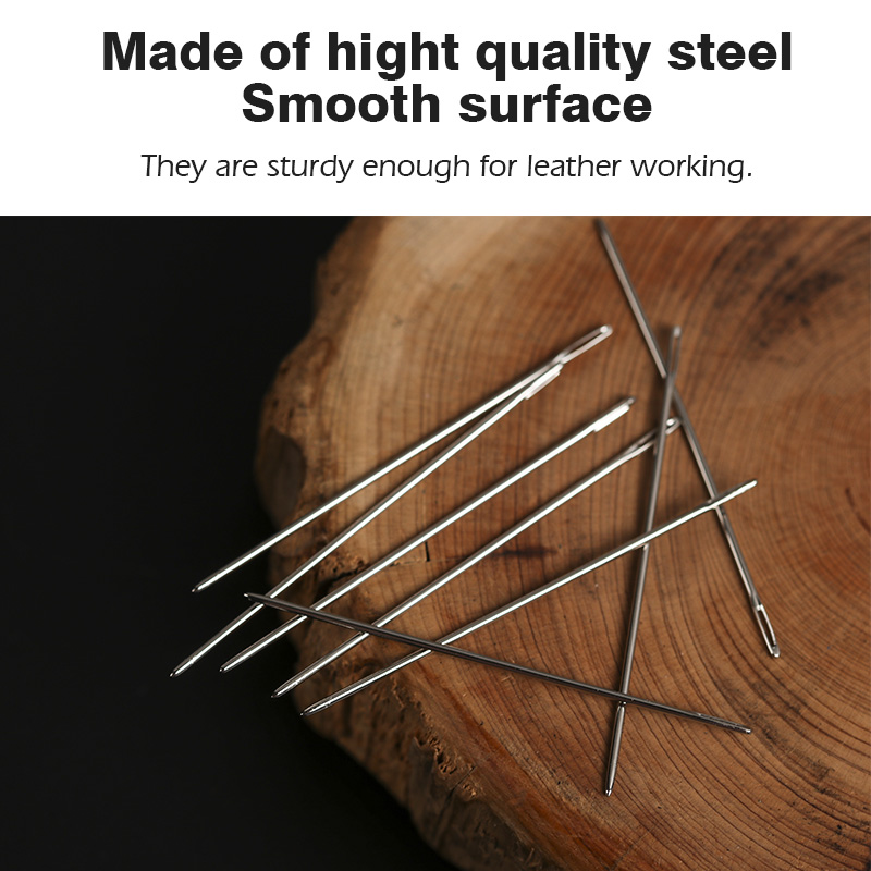 WUTA 12pcs Leathercraft Sewing - огляд і ціна Leather Needle Harness