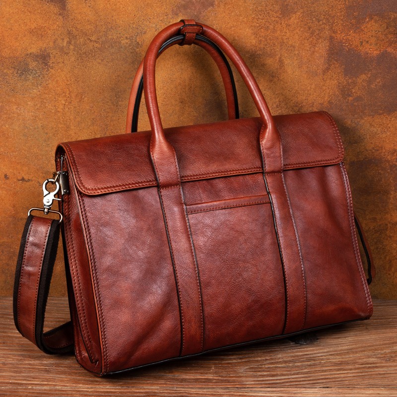 Vegetable tanned leather handb - огляд і ціна Leather Work Handbag