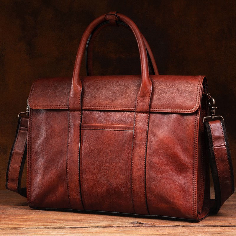 Vegetable tanned leather handb - огляд і ціна Leather Work Handbag