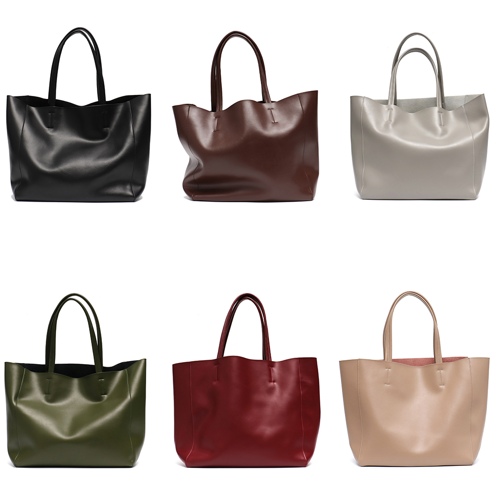 Minimalist Big Tote Bag Women  - огляд і ціна Leather Work Handbag