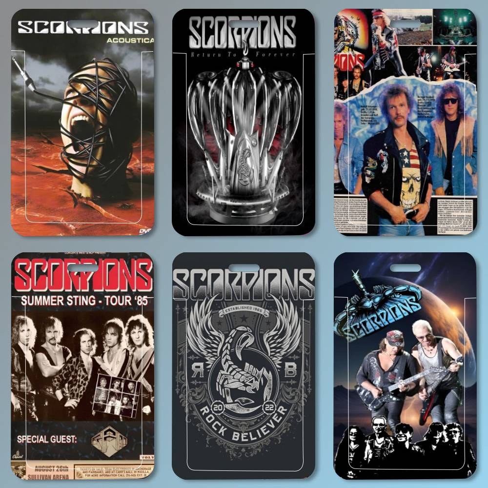 Scorpions Band Art ID Card Hol - огляд і ціна Leather Work In Art