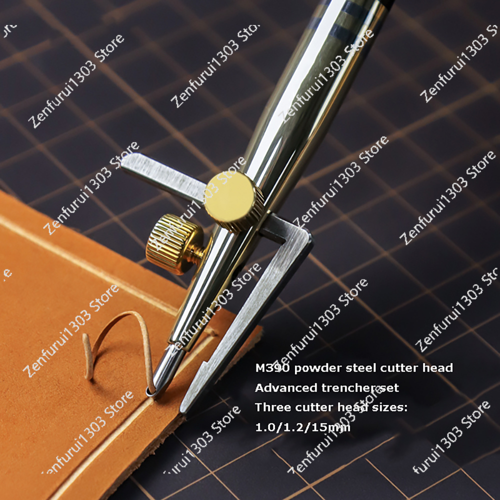 3 in 1 Leather Groover Tool Se - огляд і ціна Groover Stitching Tool