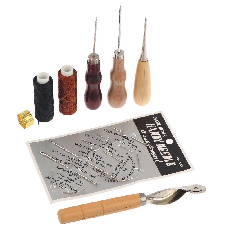 Leather Sewing Tools Kit Woode - огляд і ціна Groover Stitching Tool