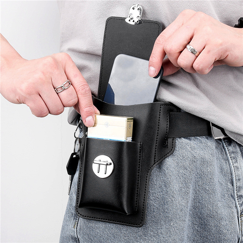 Phone Belt Bag For Men Bags Ce - огляд і ціна Leatherwork Fasteners