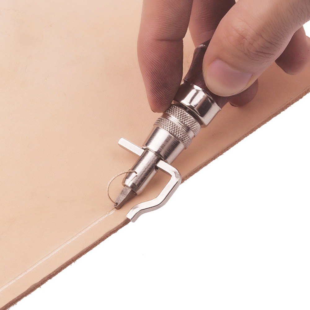 Adjustable Leather Stitching G - огляд і ціна Groover Stitching Tool