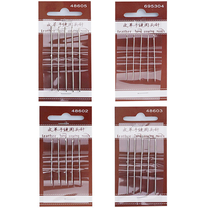 5pcs Sewing Needles Large Eye  - огляд і ціна Leather Needle Harness