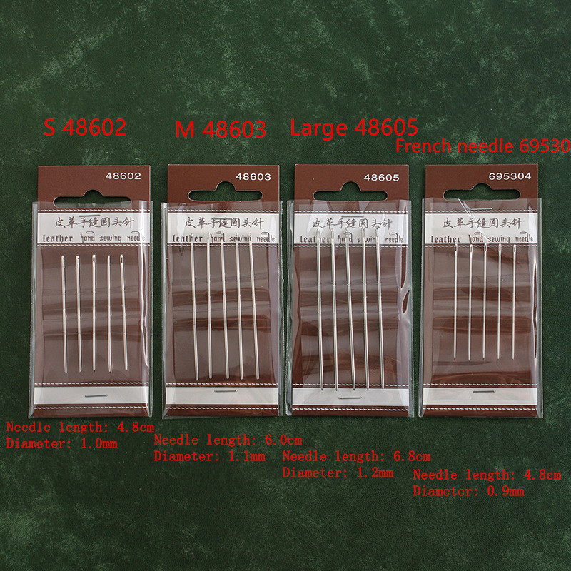 5pcs Sewing Needles Large Eye  - огляд і ціна Leather Needle Harness