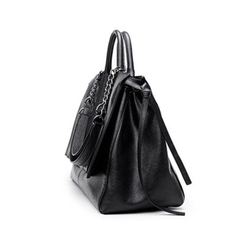 Elegant Tote Bag With Zipper,  - огляд і ціна Leather Work Handbag