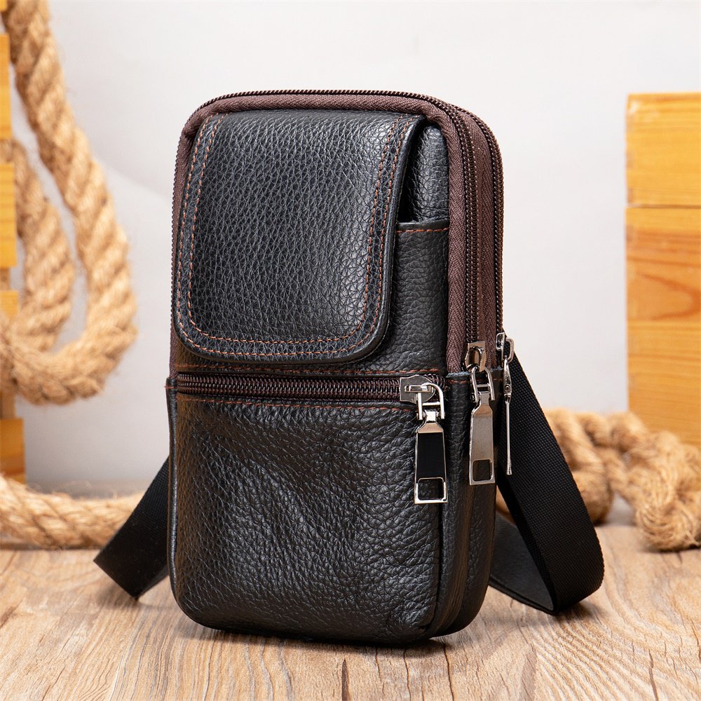 Versatile casual crossbody bag - огляд і ціна Leatherwork Fasteners