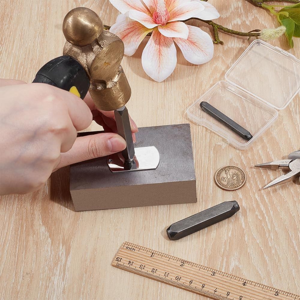 3Pcs Metal Punch Stamp Heart M - огляд і ціна Leather Work In Art