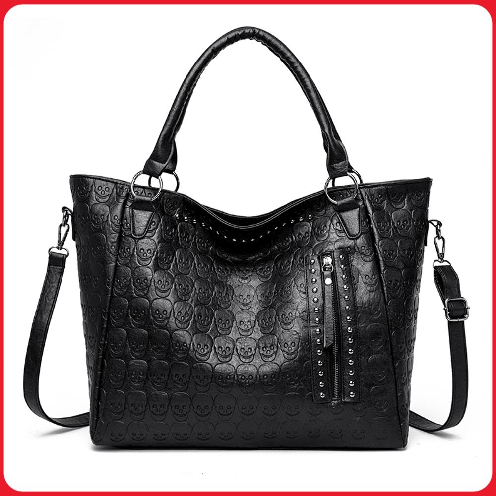 Punk Skull Crossbody Bag PU Le - огляд і ціна Leather Work Handbag