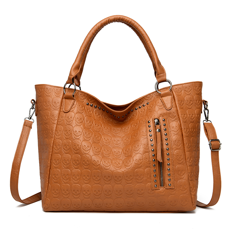 Punk Skull Crossbody Bag PU Le - огляд і ціна Leather Work Handbag