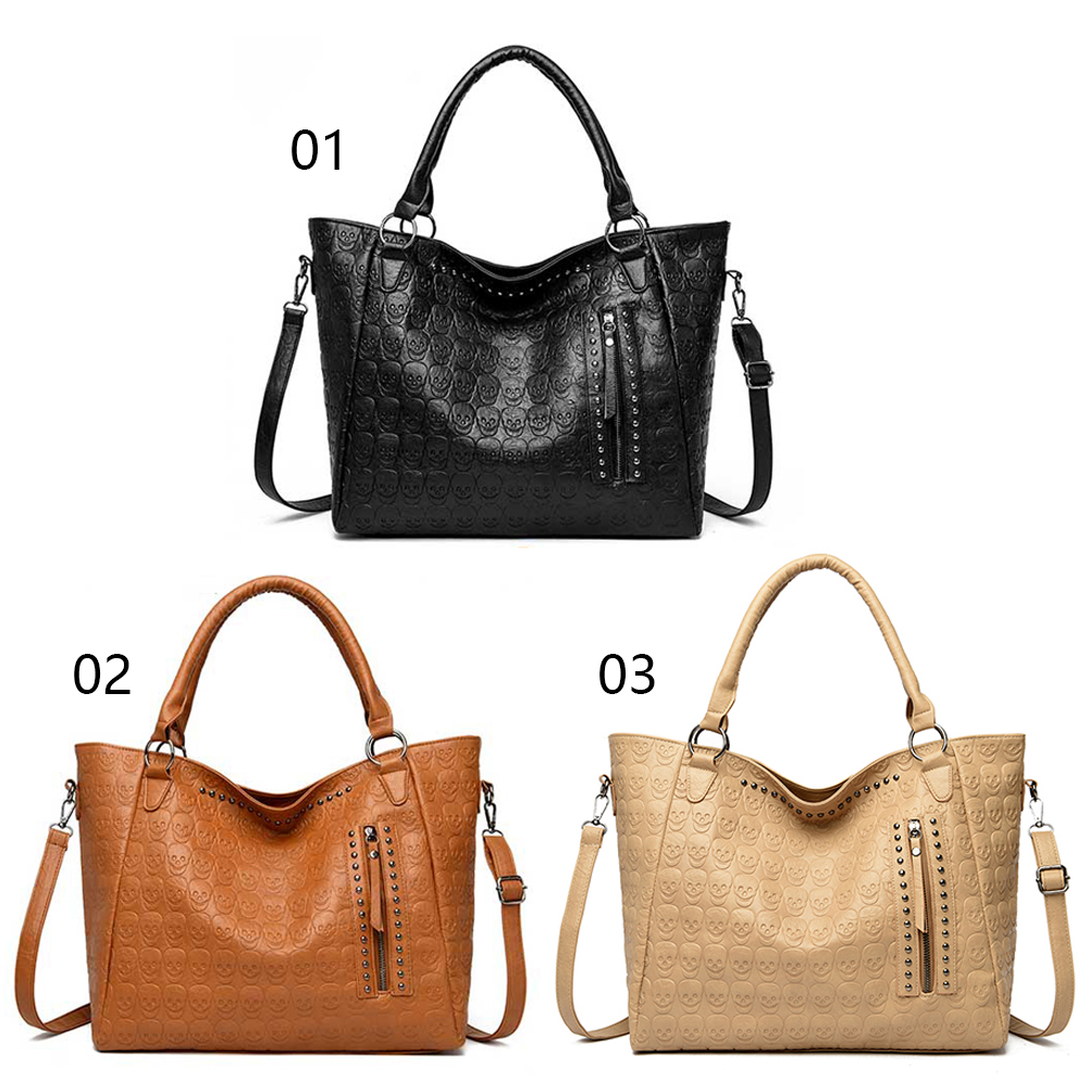 Punk Skull Crossbody Bag PU Le - огляд і ціна Leather Work Handbag
