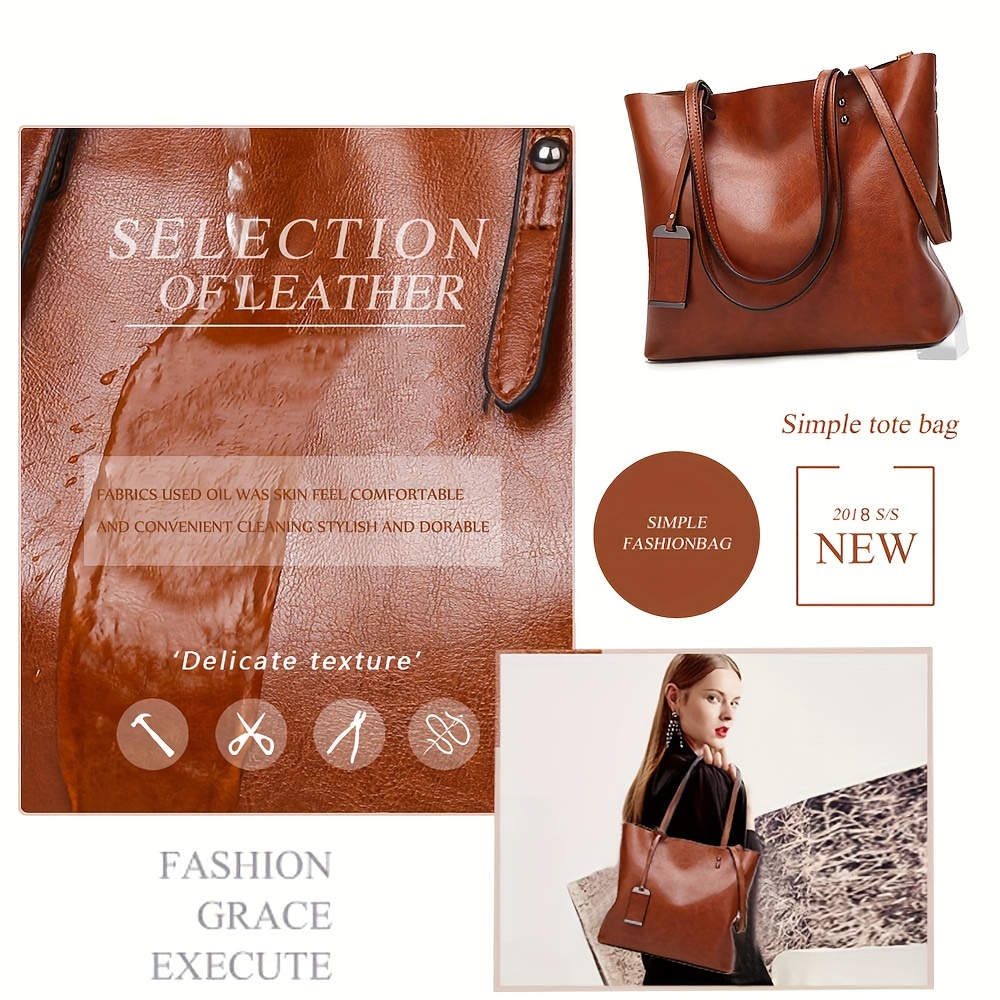 Fashionable Classic Retro Leat - огляд і ціна Leather Work Handbag