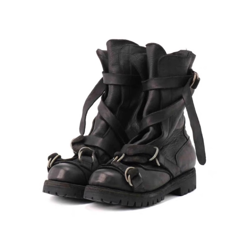 Men's Leather Motorcycle Boots - огляд і ціна Leatherwork Fasteners