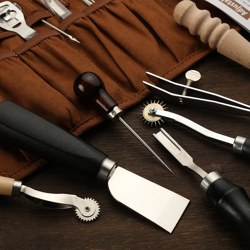 KRABALL Professional Leather C - огляд і ціна Groover Stitching Tool
