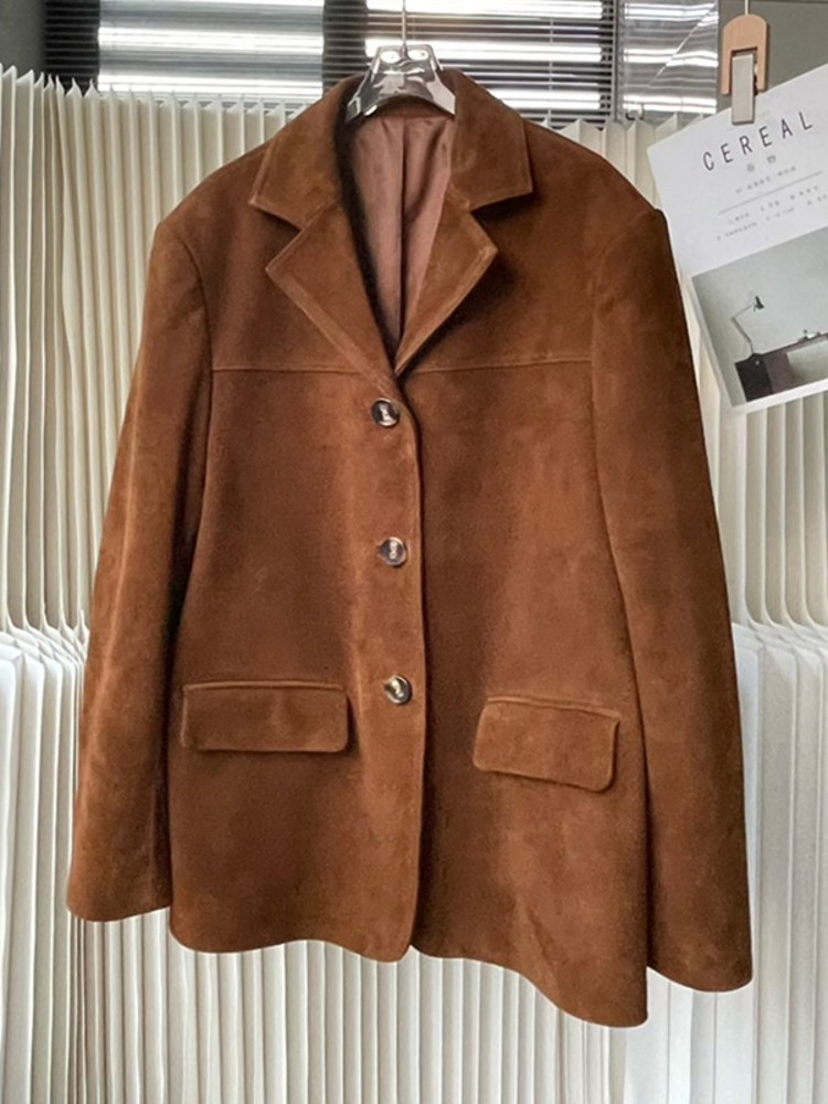 Vintage Autumn Women Real Shee - огляд і ціна Leather Work Jacket Women'S